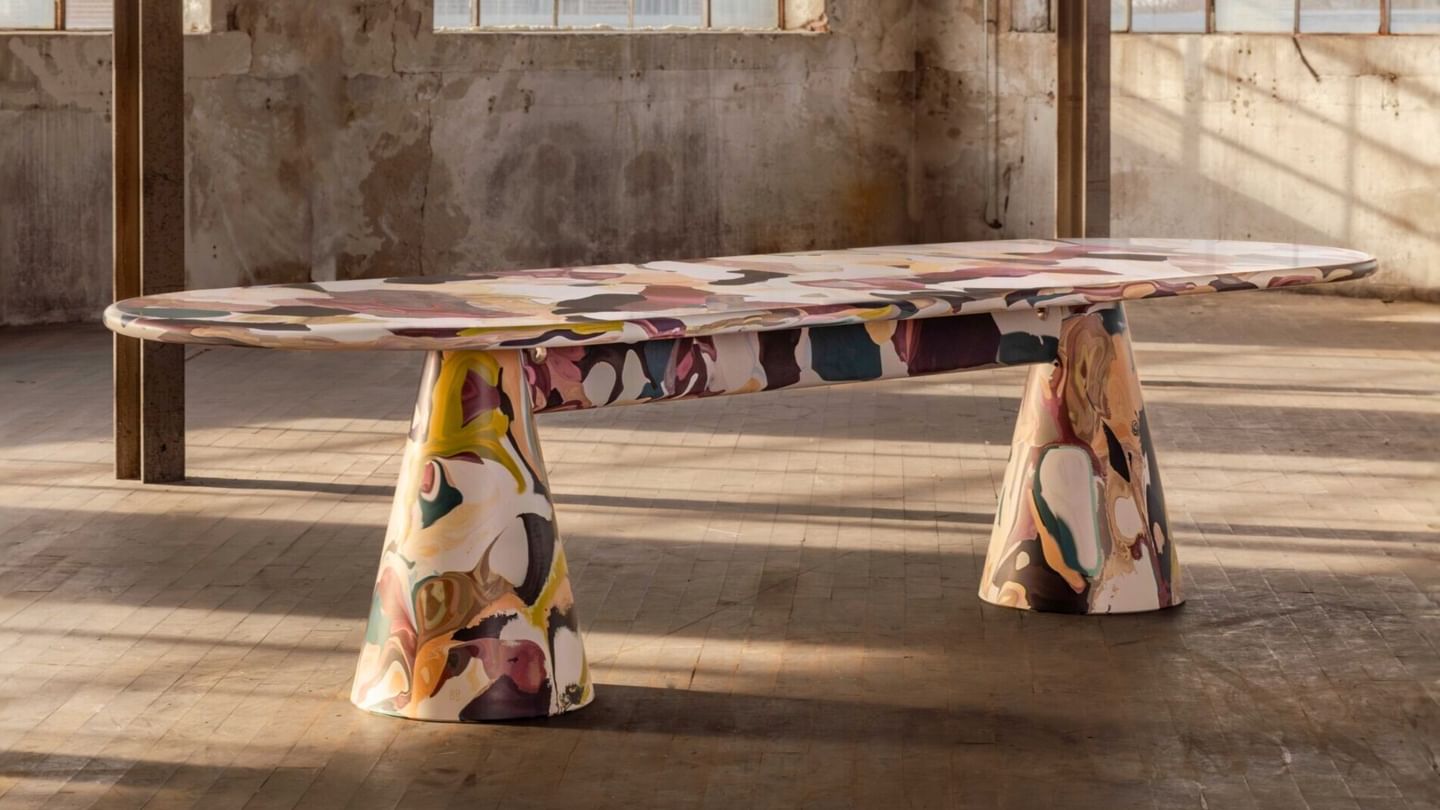 Meltingpot Dining Table Colorful Design