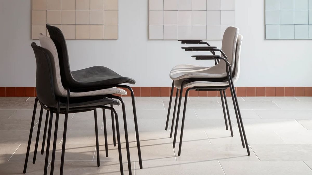 Stacking Chairs Nor11 Langue Soft Stack Chair