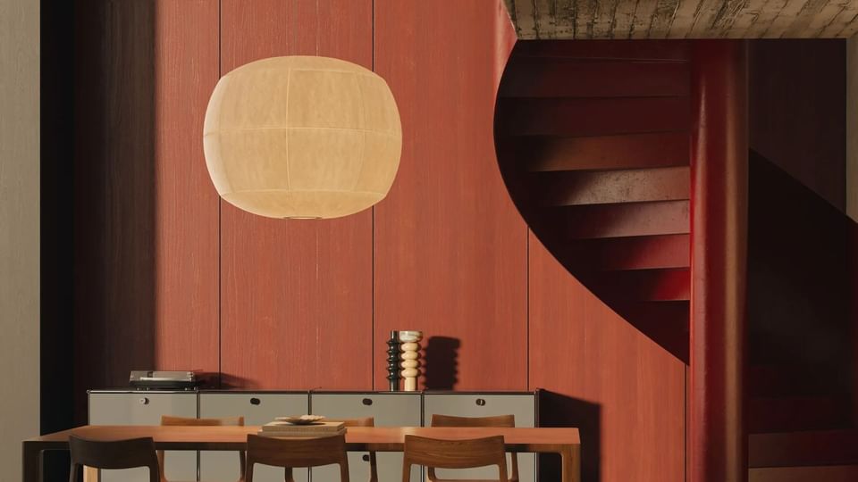 Rakumba Big Glow Pendant Sustainable Wool