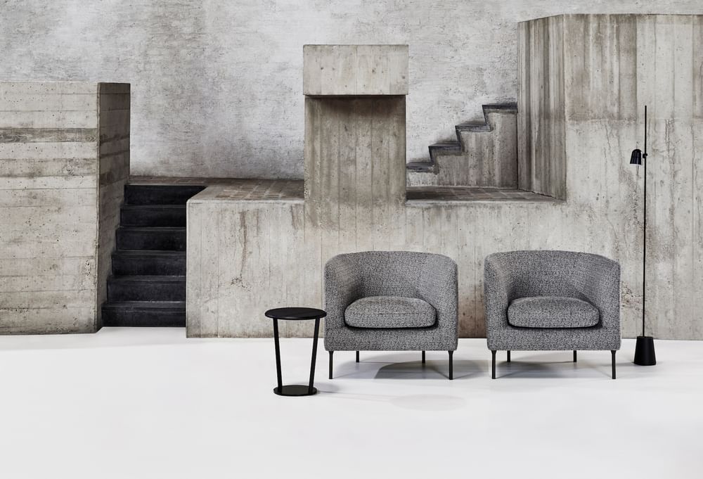 Bensen furniture delta club chair insitu duo haute living