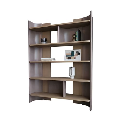 Baxter Joni Leather Freestanding Bookcase Thumbnail 01