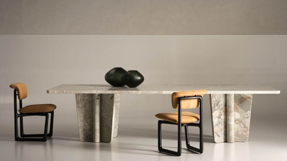 Baxter Kate Dining Table Stone