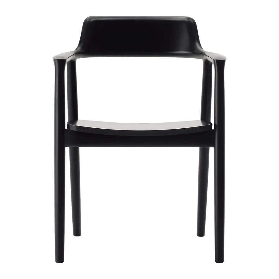 Hiroshima Armchair: Wooden Seat by Maruni | Haute Living