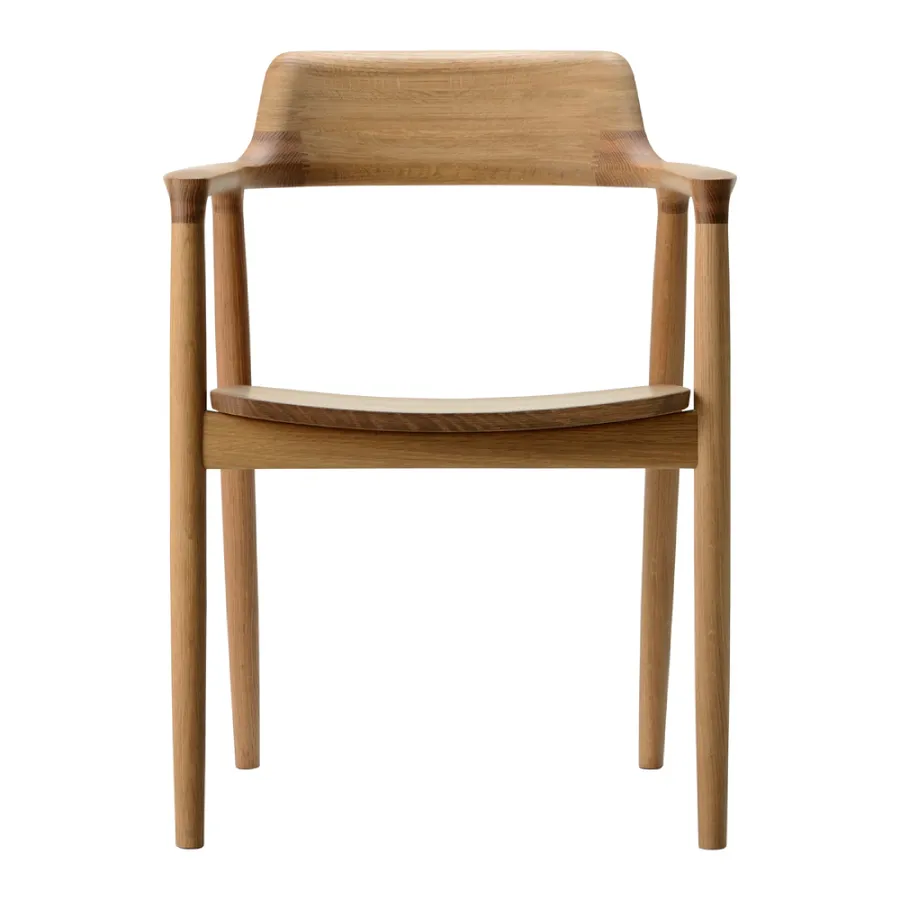 Hiroshima Armchair: Wooden Seat by Maruni | Haute Living