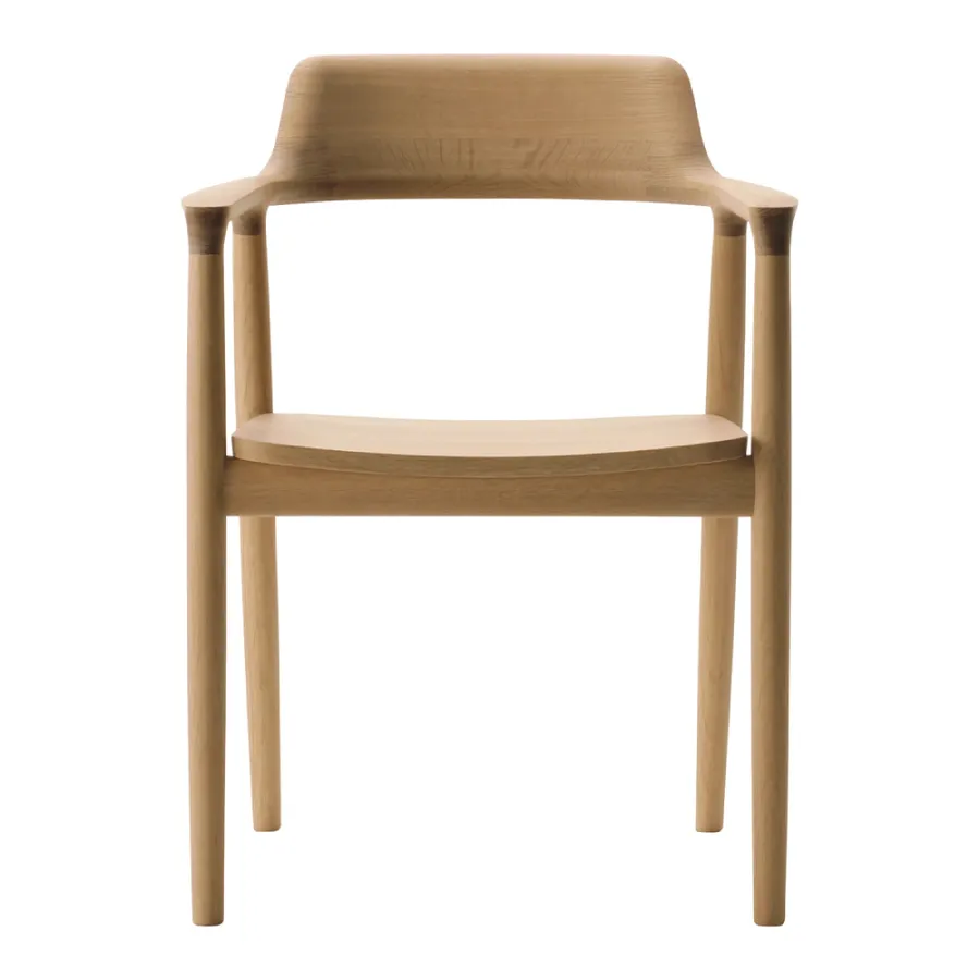 Hiroshima Armchair: Wooden Seat by Maruni | Haute Living
