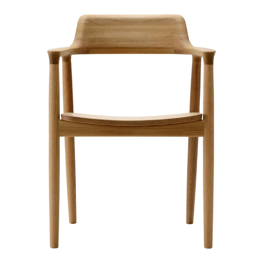 Hiroshima Armchair: Wooden Seat by Maruni | Haute Living