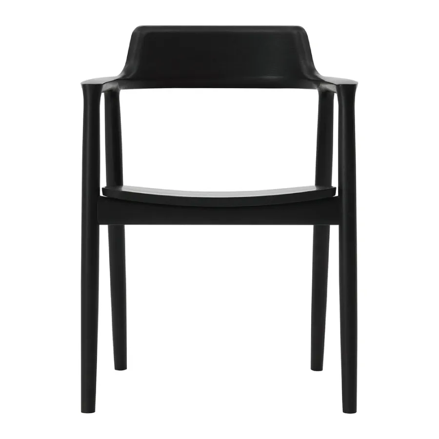 Hiroshima Armchair: Wooden Seat by Maruni | Haute Living