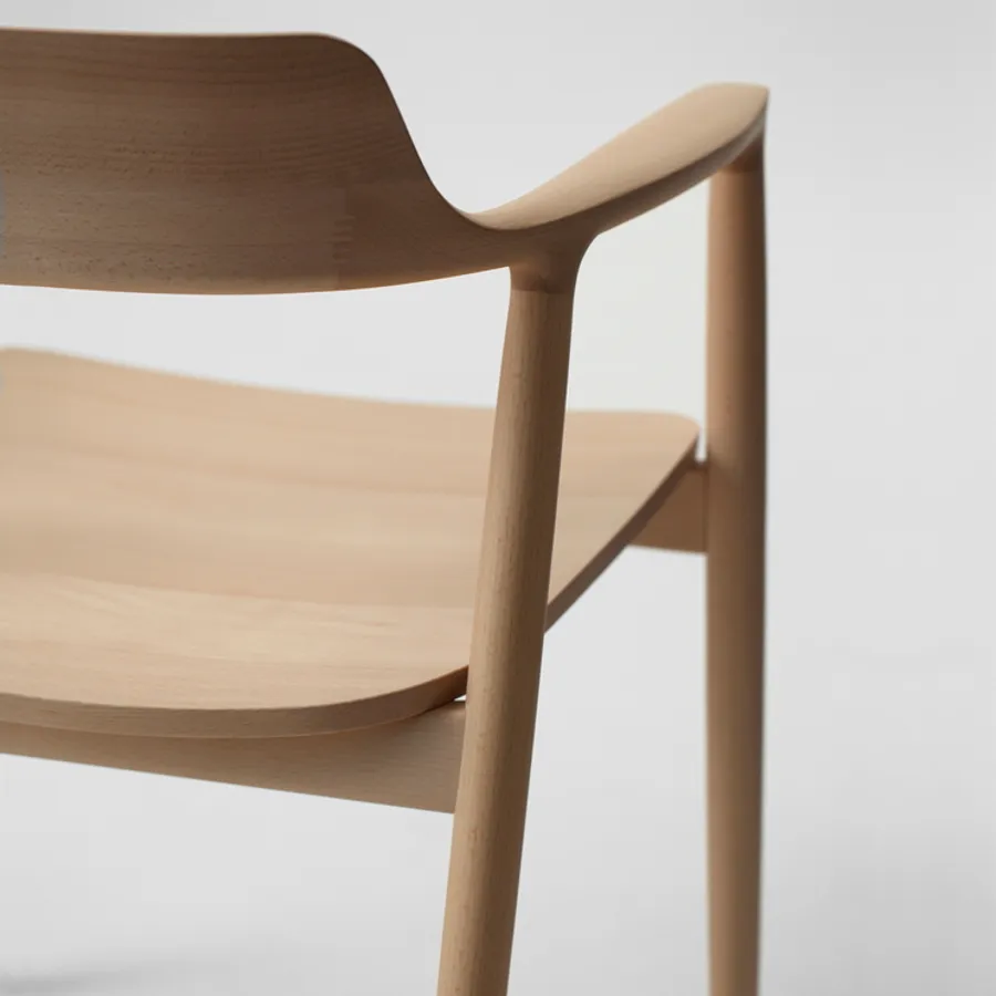 HIROSHIMA MARUNI ウォールナット Hiroshima Armchair: Upholstered by Maruni | Haute Living