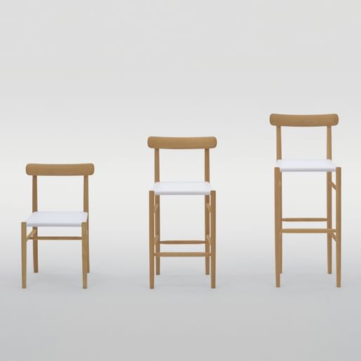 Lightwood Stool: Webbing Seat by Maruni | Haute Living