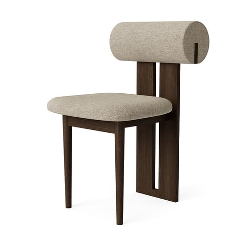 NORR11 Hippo Dining Chair Barnum Boucle Col 3 Oak Dark Smoked 2 flipped