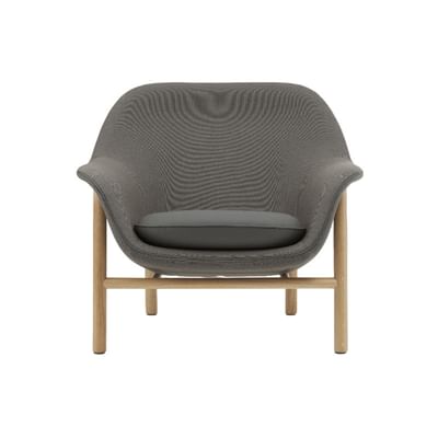Normann Copenhagen Drape Lounge Chair Low Wood 4