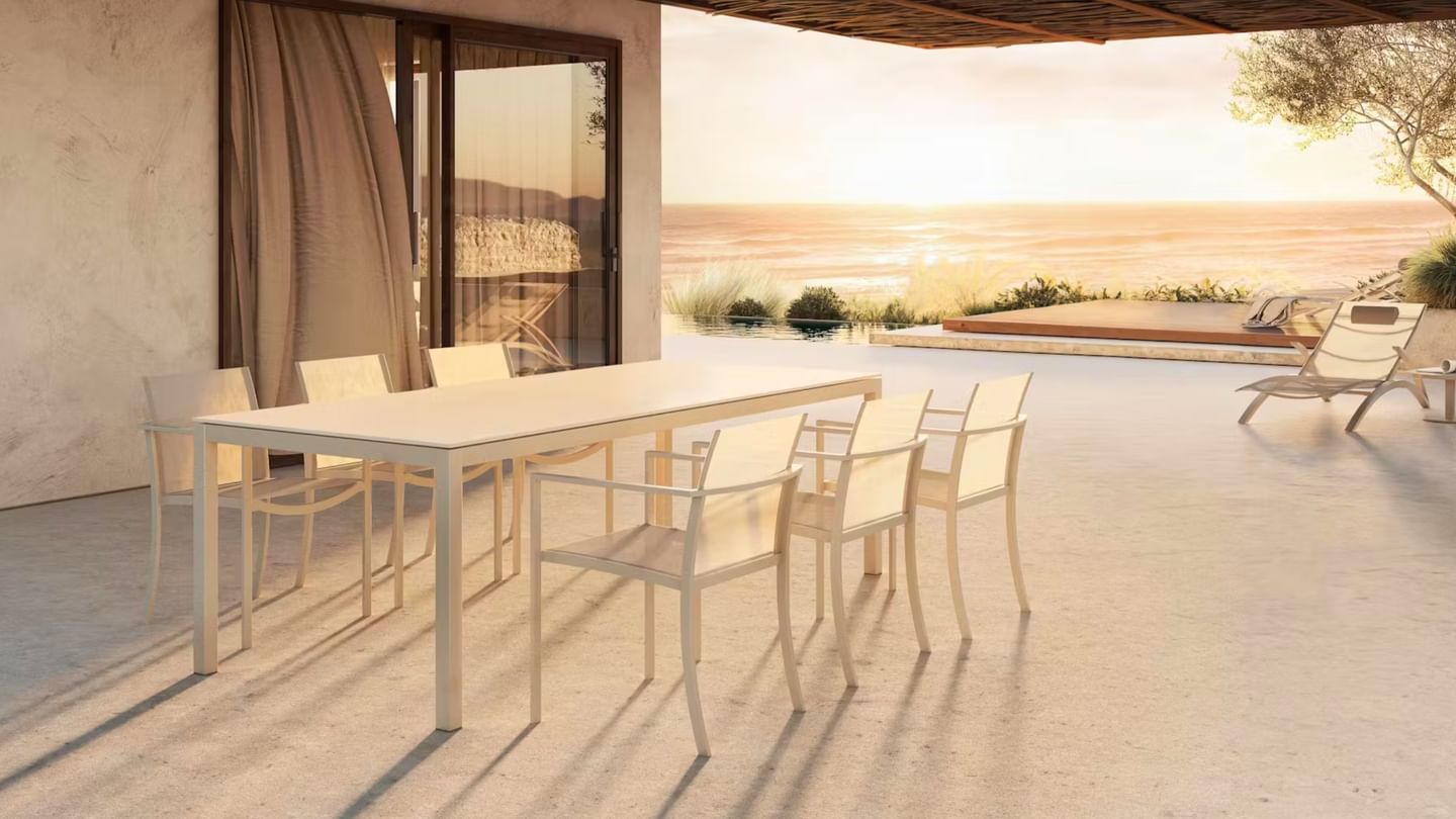 Royal Botania Taboela Extendable Table White
