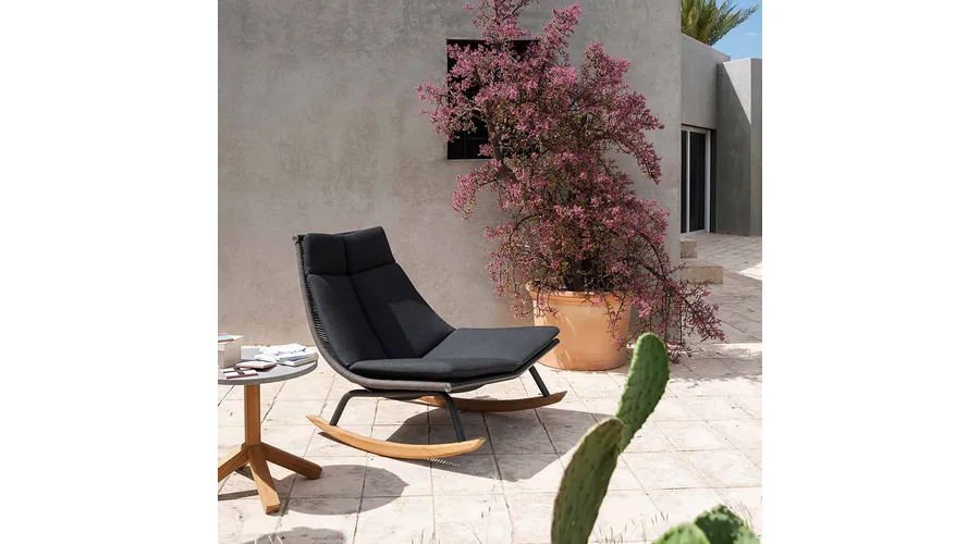 Laze 003 Rocking Chair: Seat + Back Cushion by RODA | Haute Living