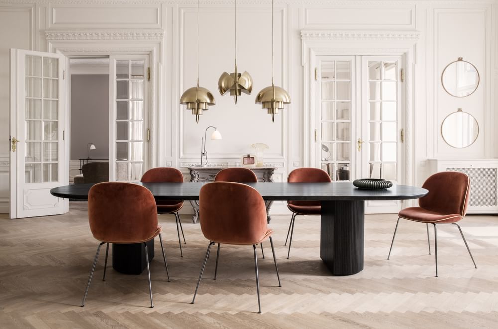 Randaccio Mirror Ø60 Beetle Chair Velluto641Piping Luca G066 017 Moon Dining Table Oil Multi Lite Brass Bestlite Bl1 Bonechainabrass On