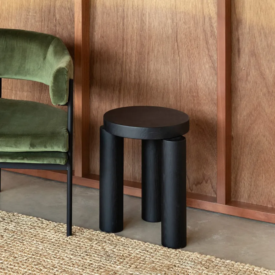 Offset stool オフセットスツール　レジデント Offset Stool by Resident | Haute Living