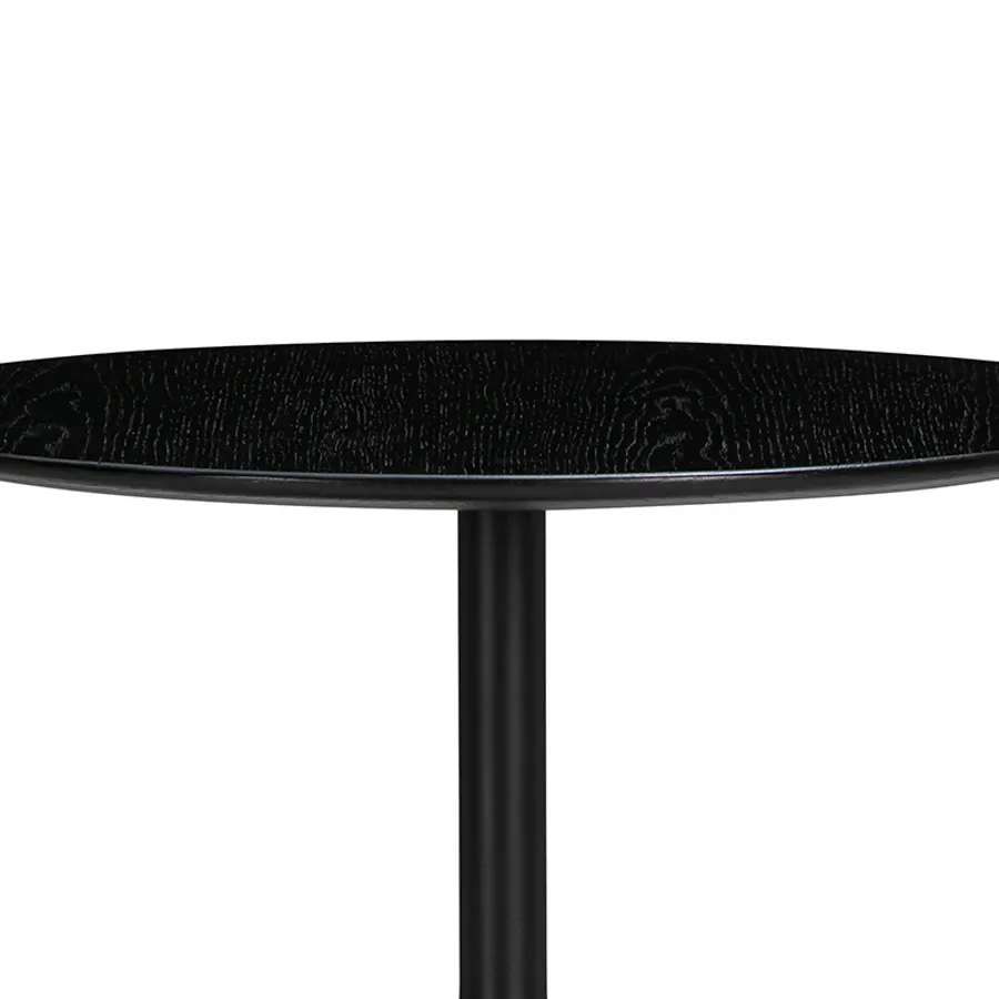 WENDELBO■Coin/サイドテーブル　黒　ミニマムデザイン　デンマーク Coin Side Table - Low - Black laminate