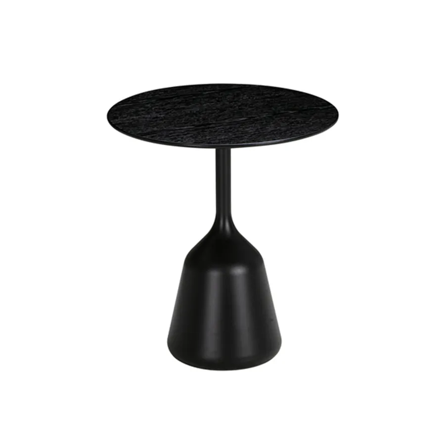 WENDELBO■Coin/サイドテーブル　黒　ミニマムデザイン　デンマーク Coin Side Table - Low - Black laminate