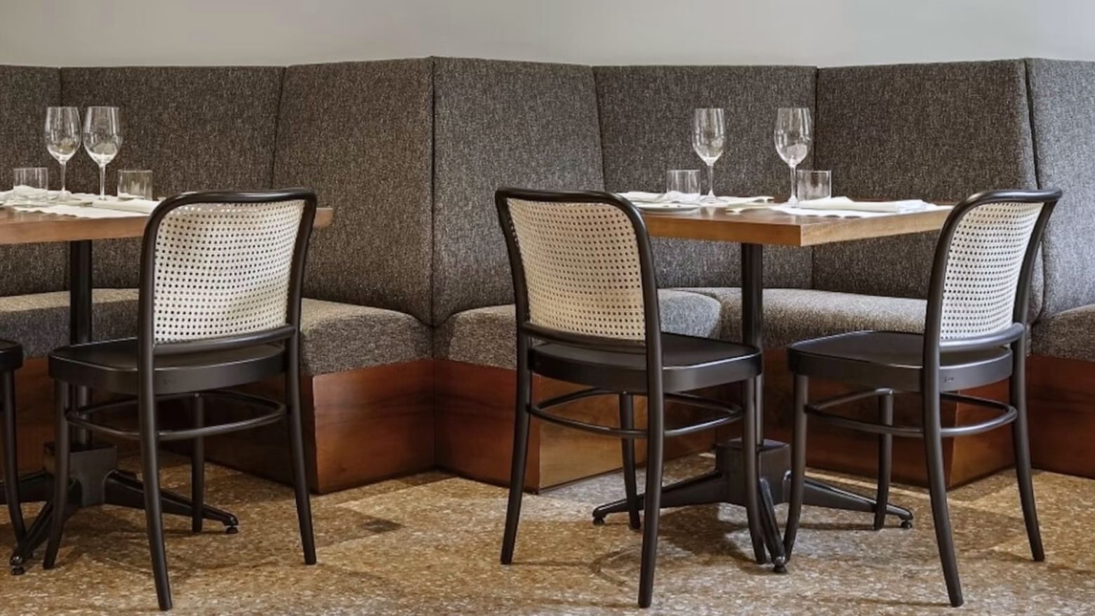 TON 811 Dining Chair Weave Seat
