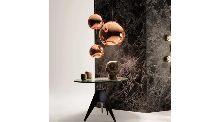Copper Trio Round Pendant System by Tom Dixon | Haute Living