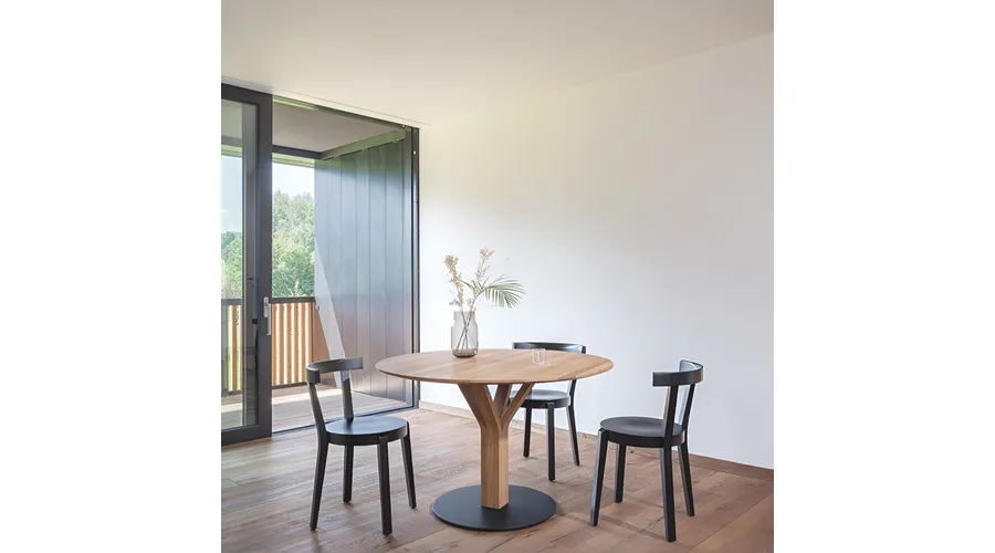 Bloom Central Dining Table - Round by Ton | Haute Living