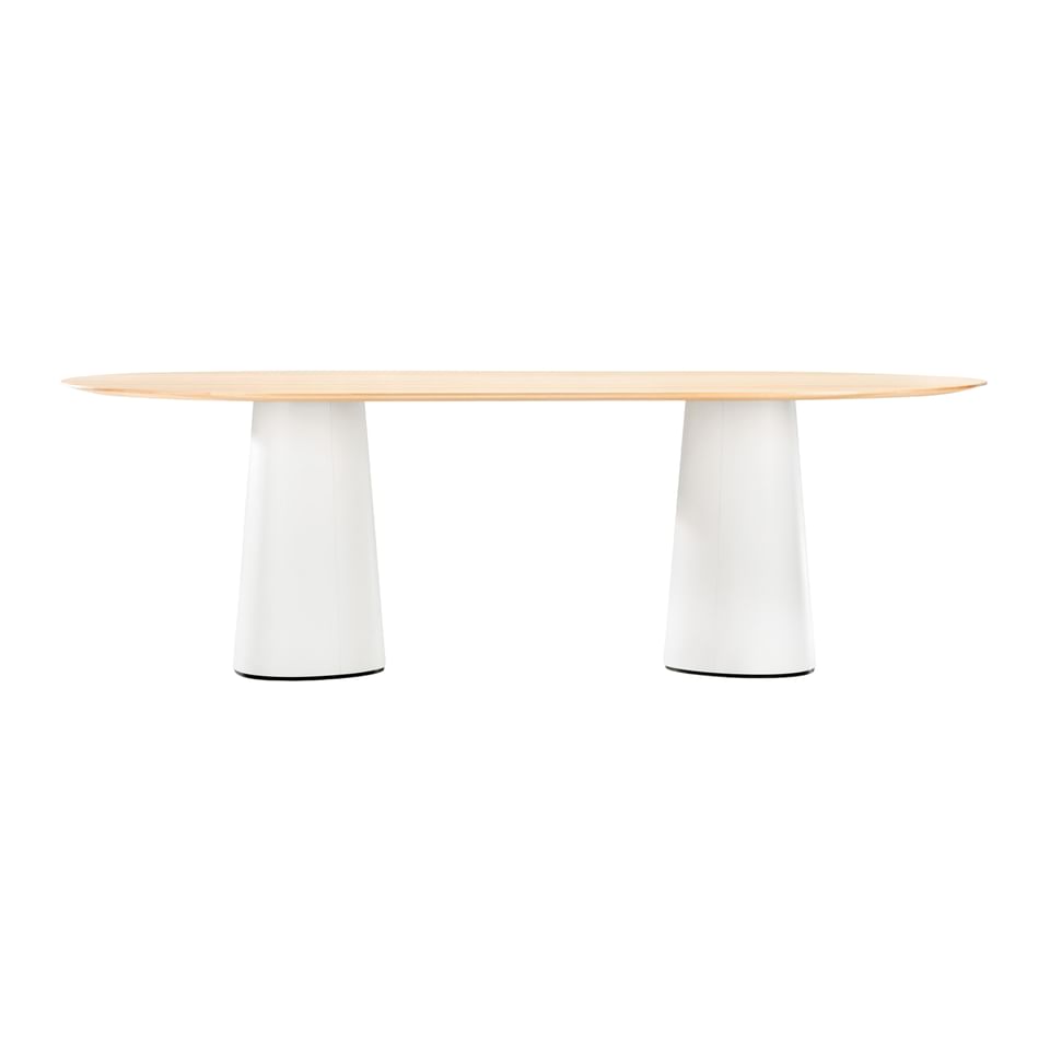 Ton P O V Dining Table Two Legs Base 4