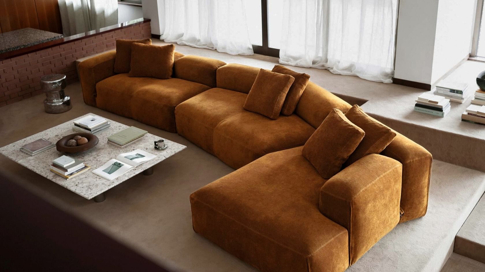 Tacchini Le Mura XL Sofa Salone 2025