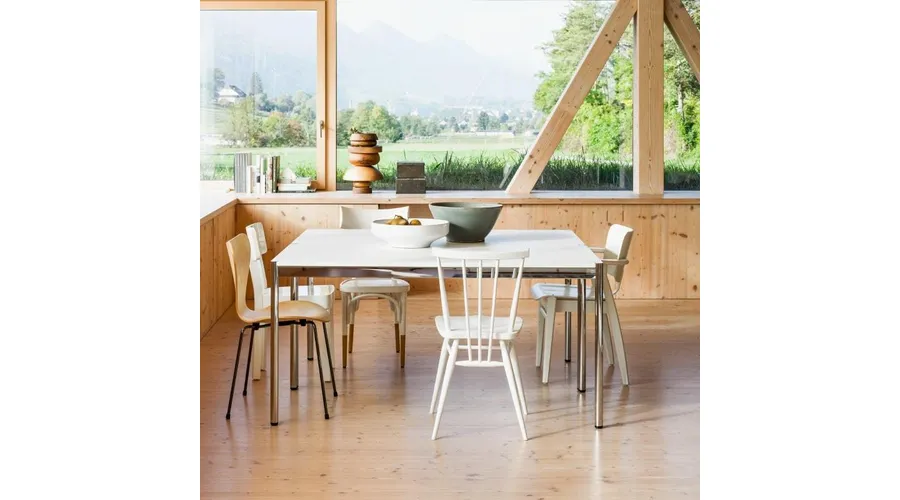 USM haller テーブル150x75x74 USM Haller Table 150 x 75 cm pearl grey QUICK SHIP