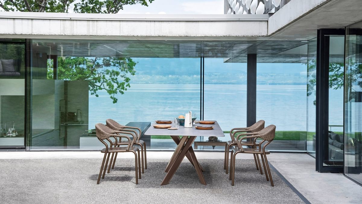 Varaschin System Star Table Metal Bronze