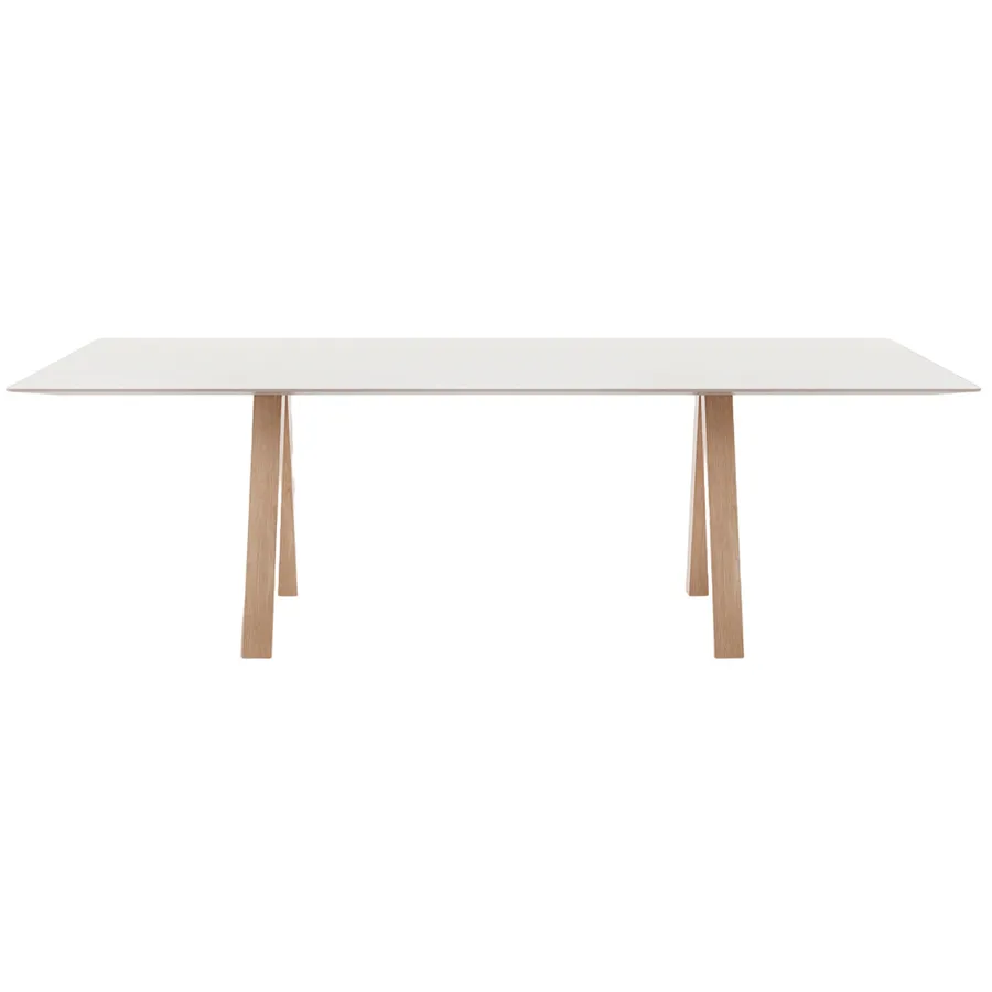 Viccarbe Trestle Dining Table | Haute Living | Haute Living