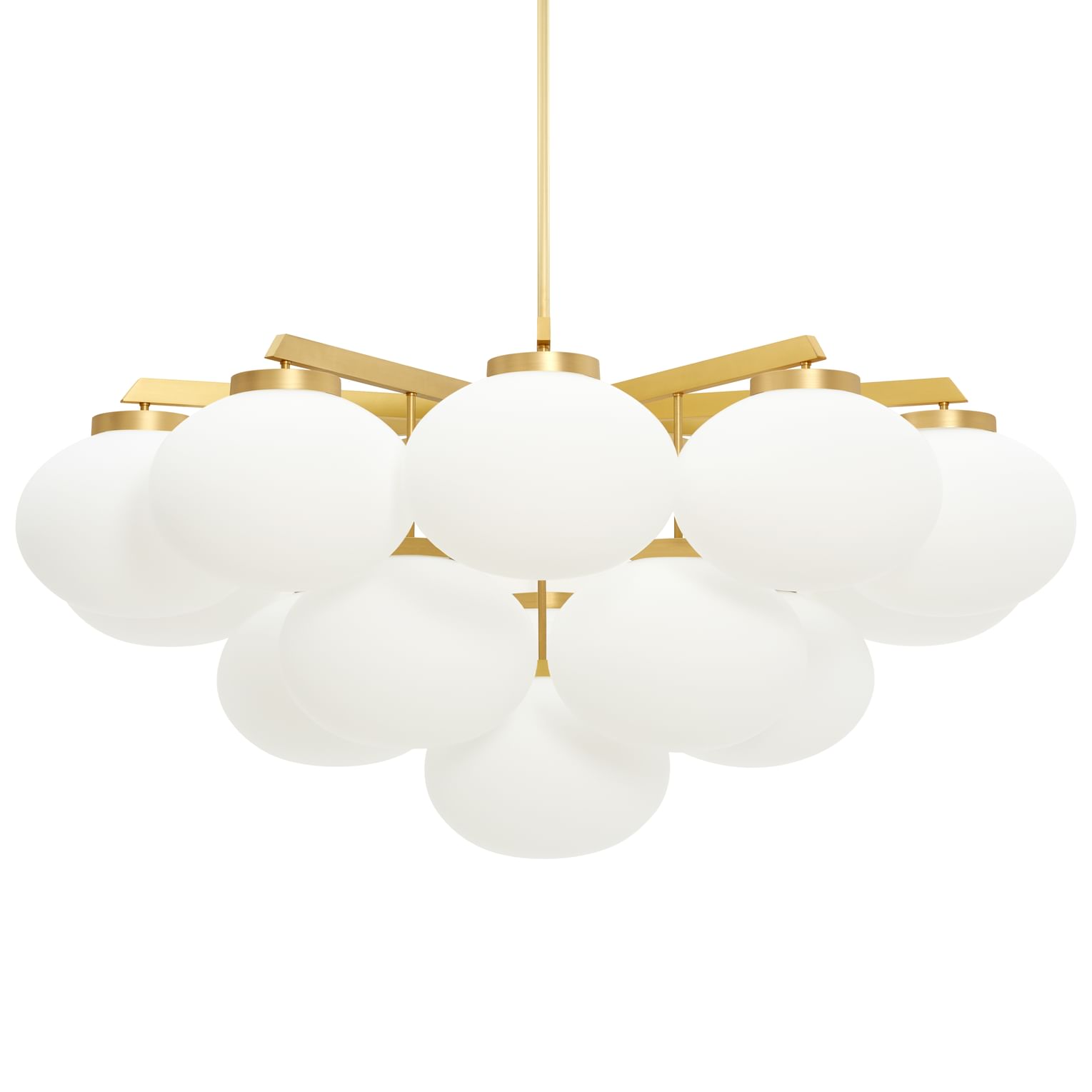 Cto lighting cloudesley large brass haute living