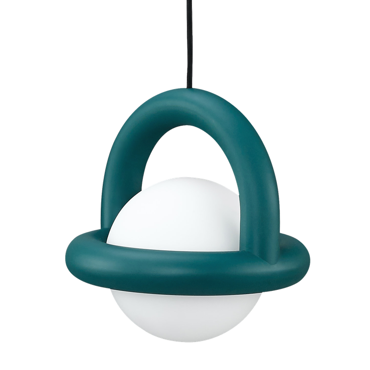 Ago lighting balloon pendant green haute living
