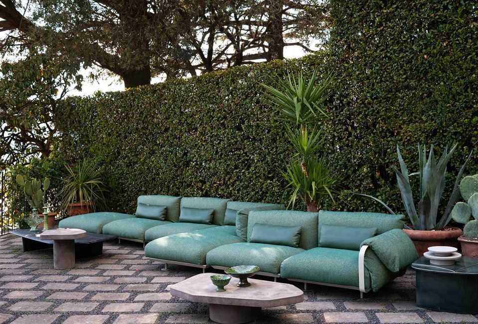 Baxter narciso outdoor modular sofa 3
