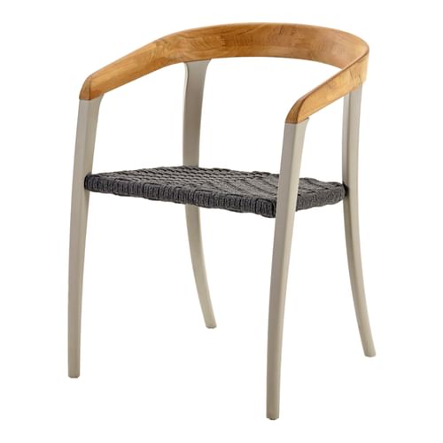 Royal botania jive armchair light dark grey