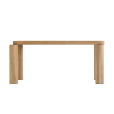 Resident furniture offset dining table thumb haute living