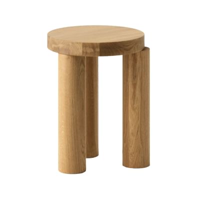 Resident furniture offset stool haute living