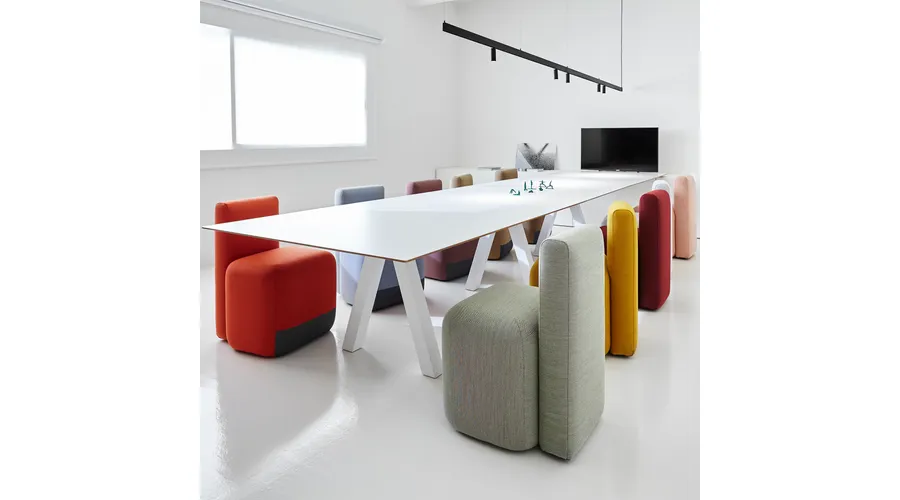 Viccarbe Trestle Dining Table | Haute Living | Haute Living